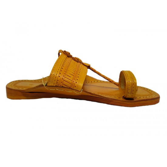 Fancy leather 2025 chappal